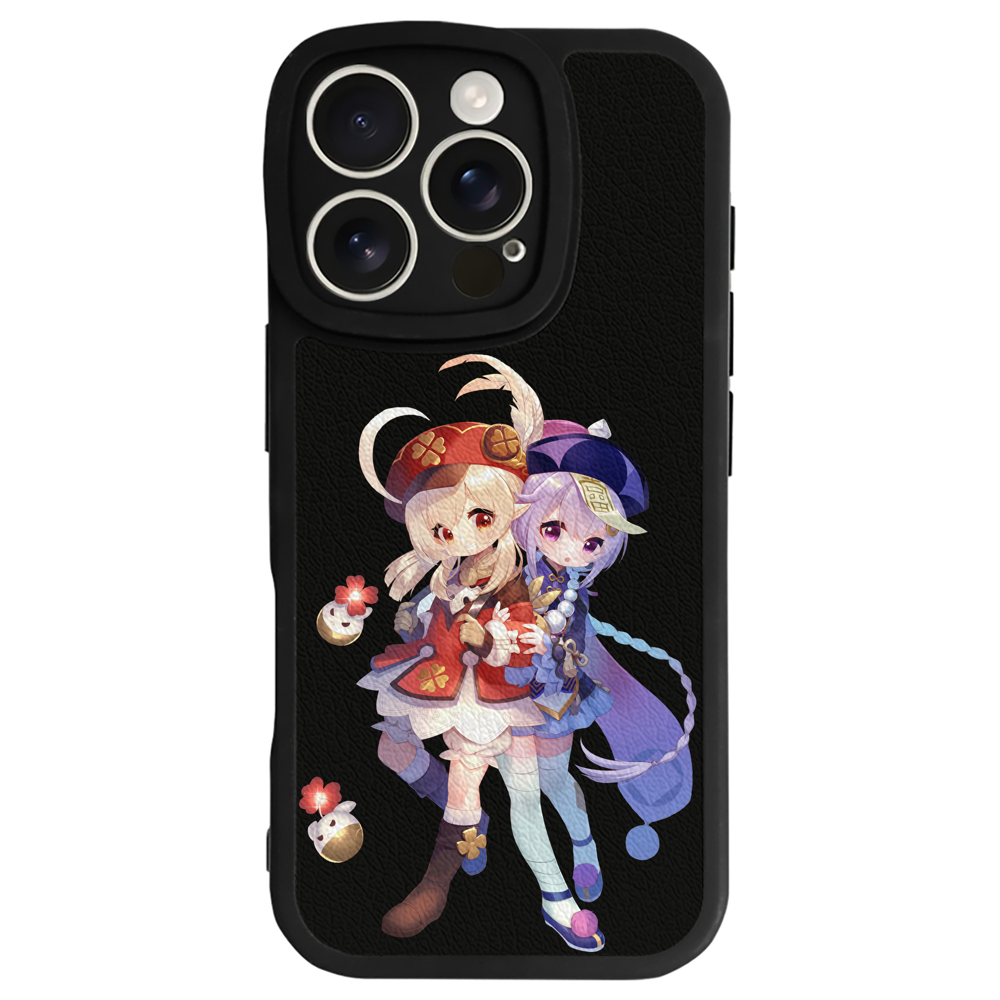 げんし神 七七 なな  genshin Nana 【iPhone 16シリーズ対応】シリコンスマホケース（レザー調） 材質：シリコン